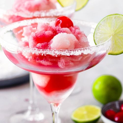 Frozen Cherry Limeade Margarita Recipe The Cookie Rookie