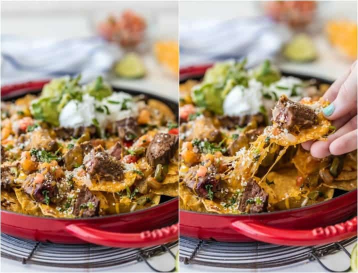 Skillet Steak Fajita Nachos Recipe The Cookie Rookie