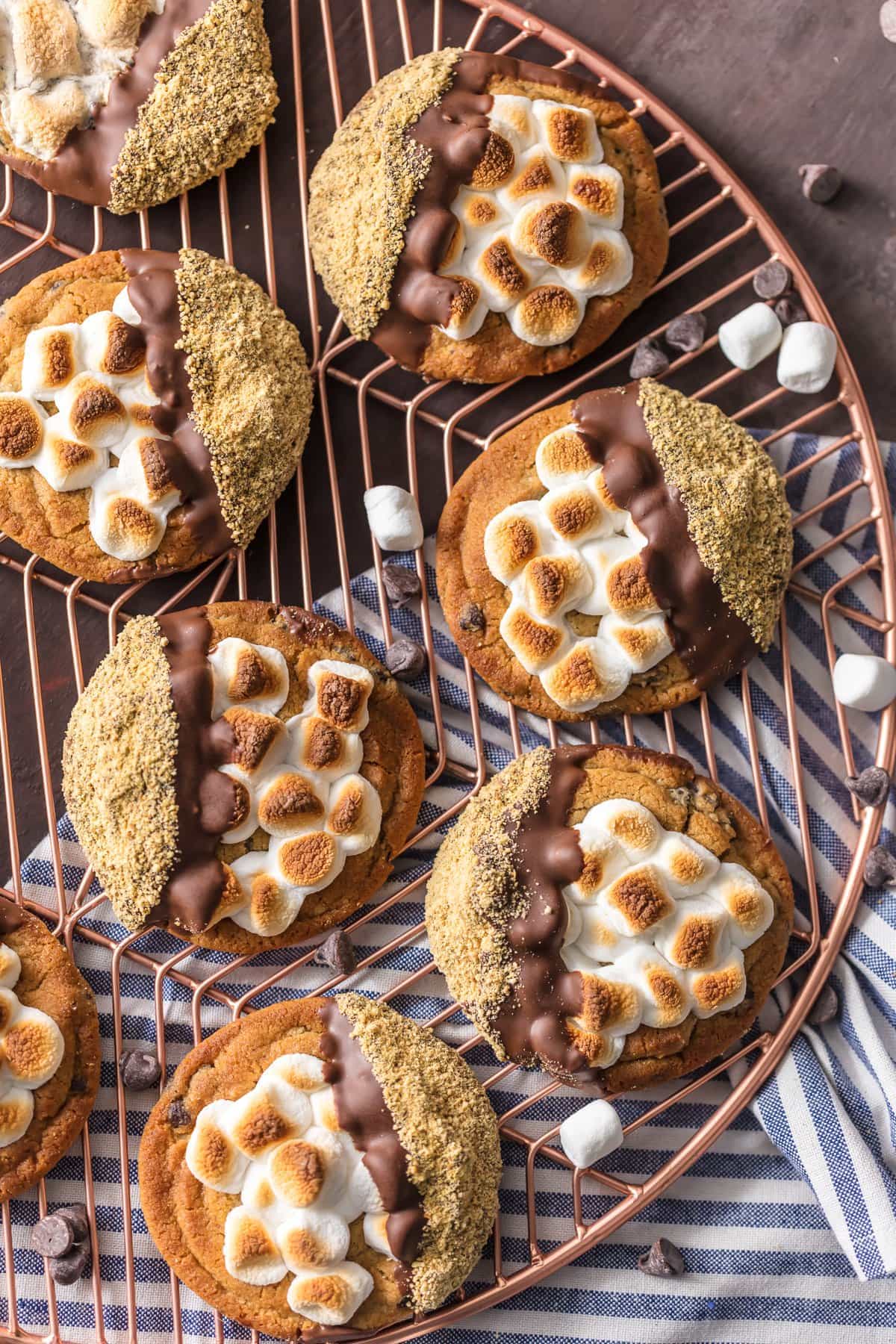 Easy S'more Cookies - The Cookie Rookie