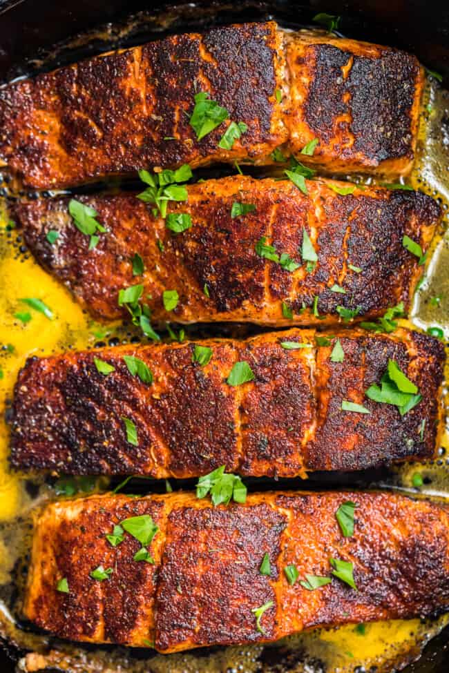 Blackened Salmon Recipe The Cookie Rookie How To Video