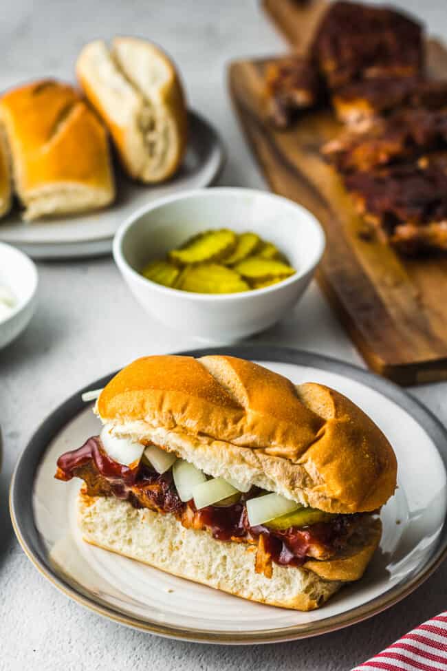 Copycat Mcrib Sandwich Recipe The Cookie Rookie