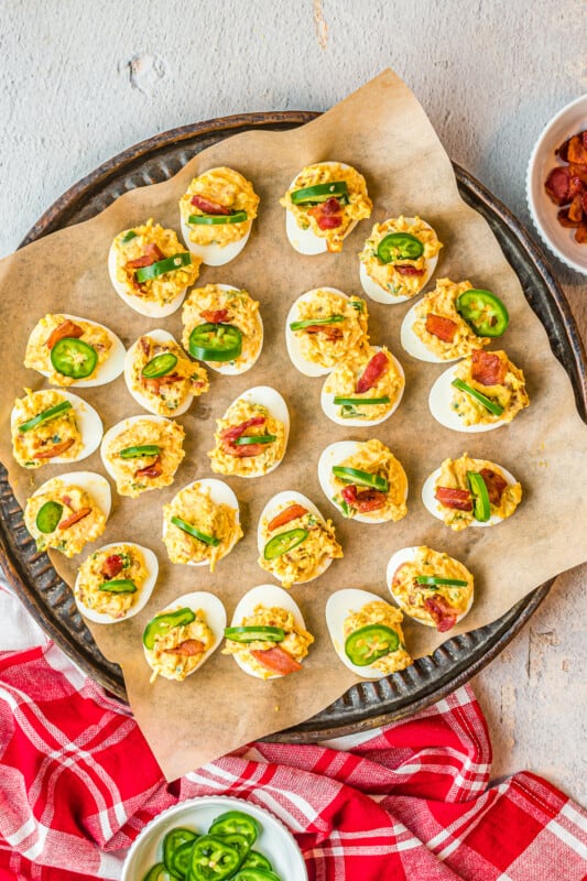 Jalapeno Popper Deviled Eggs Recipe The Cookie Rookie