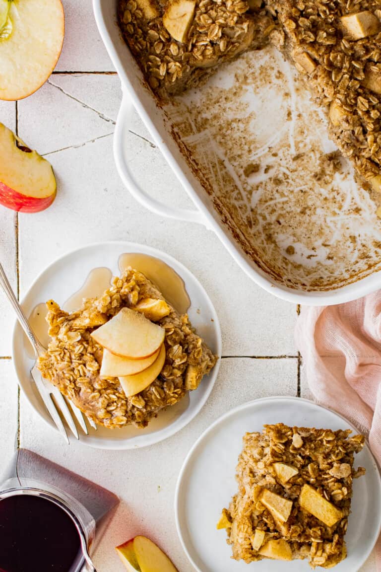 Baked Apple Oatmeal Recipe The Cookie Rookie