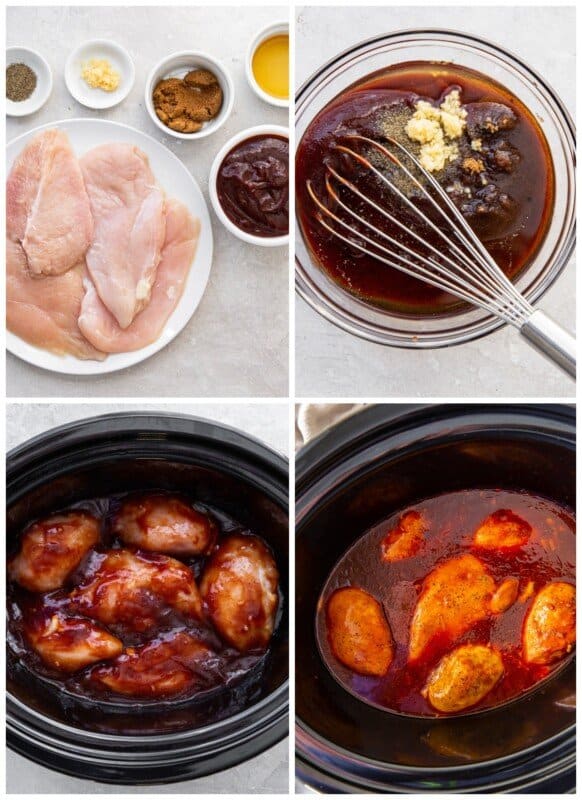 Crockpot Bbq Chicken The Cookie Rookie