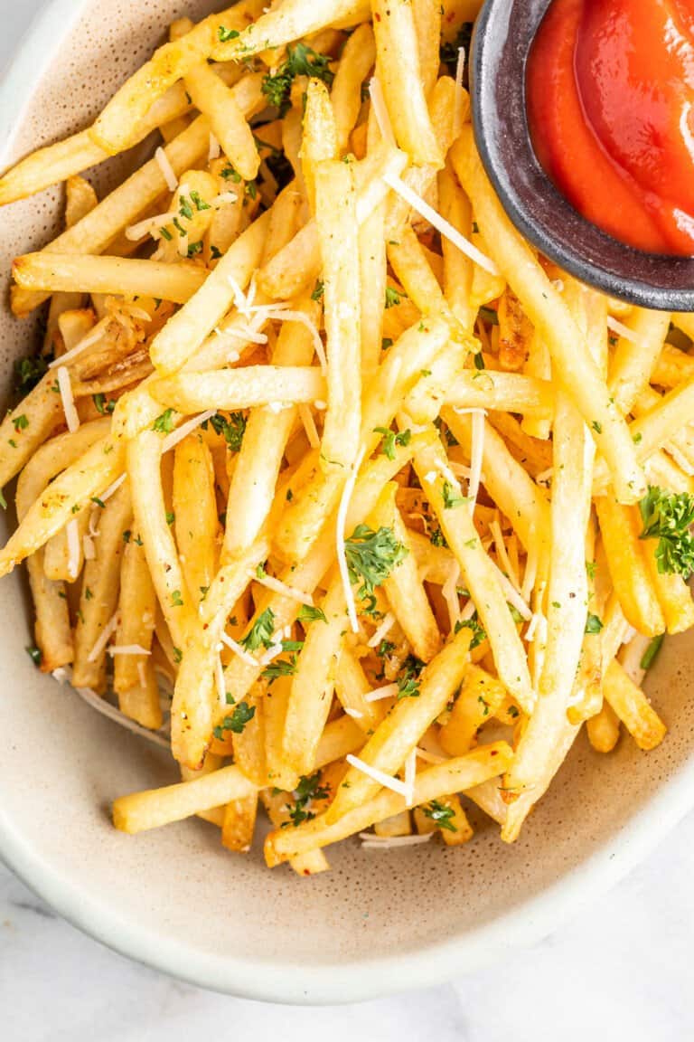 Garlic Parmesan Fries Recipe The Cookie Rookie