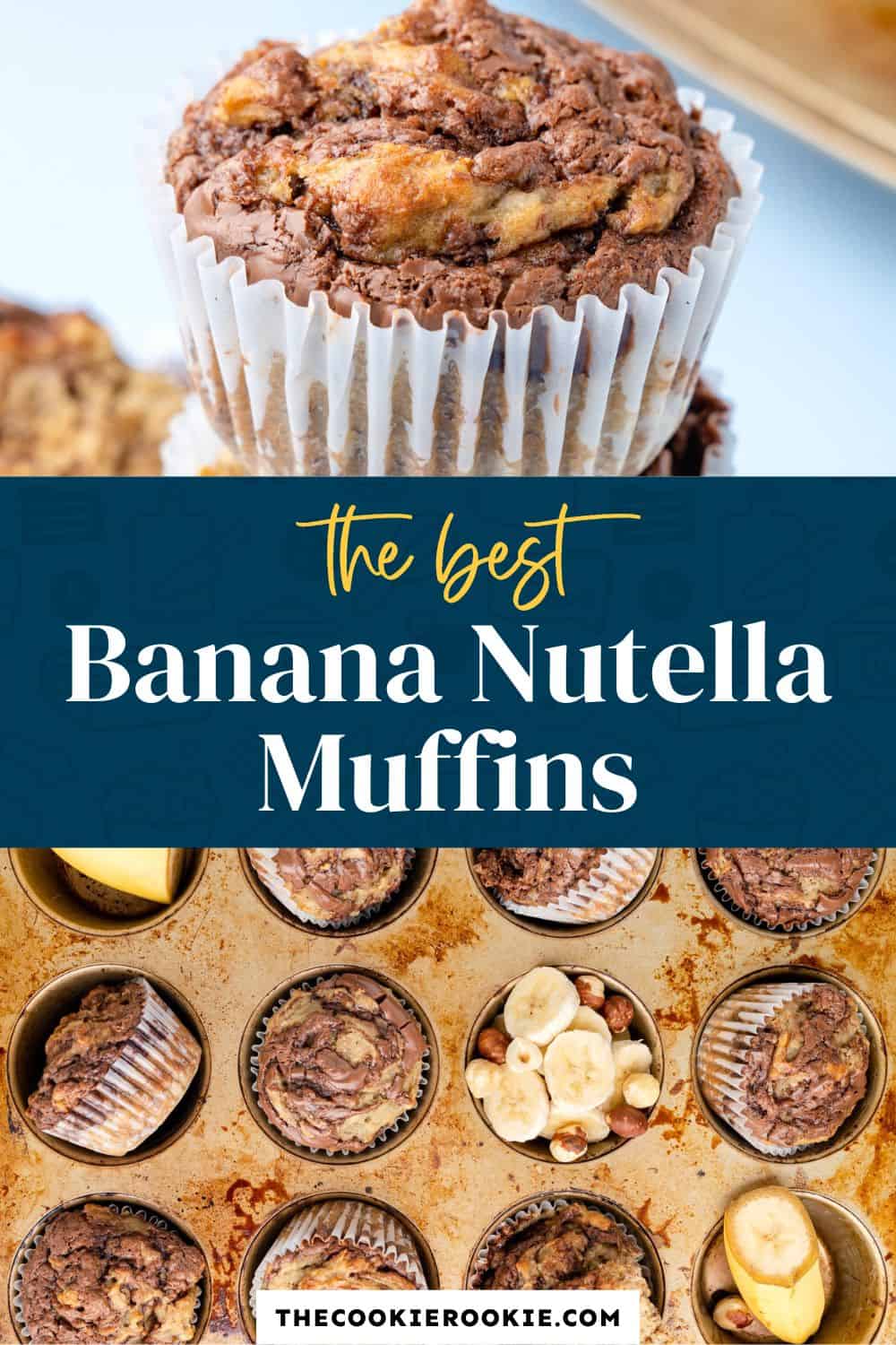 Banana Nutella Muffins Recipe The Cookie Rookie