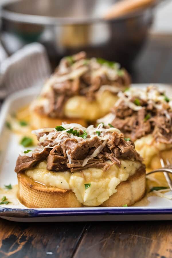 Open Faced Roast Beef Sandwiches Recipe - The Cookie Rookie®