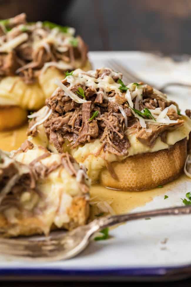 Open Faced Roast Beef Sandwich Recipe - The Cookie Rookie®