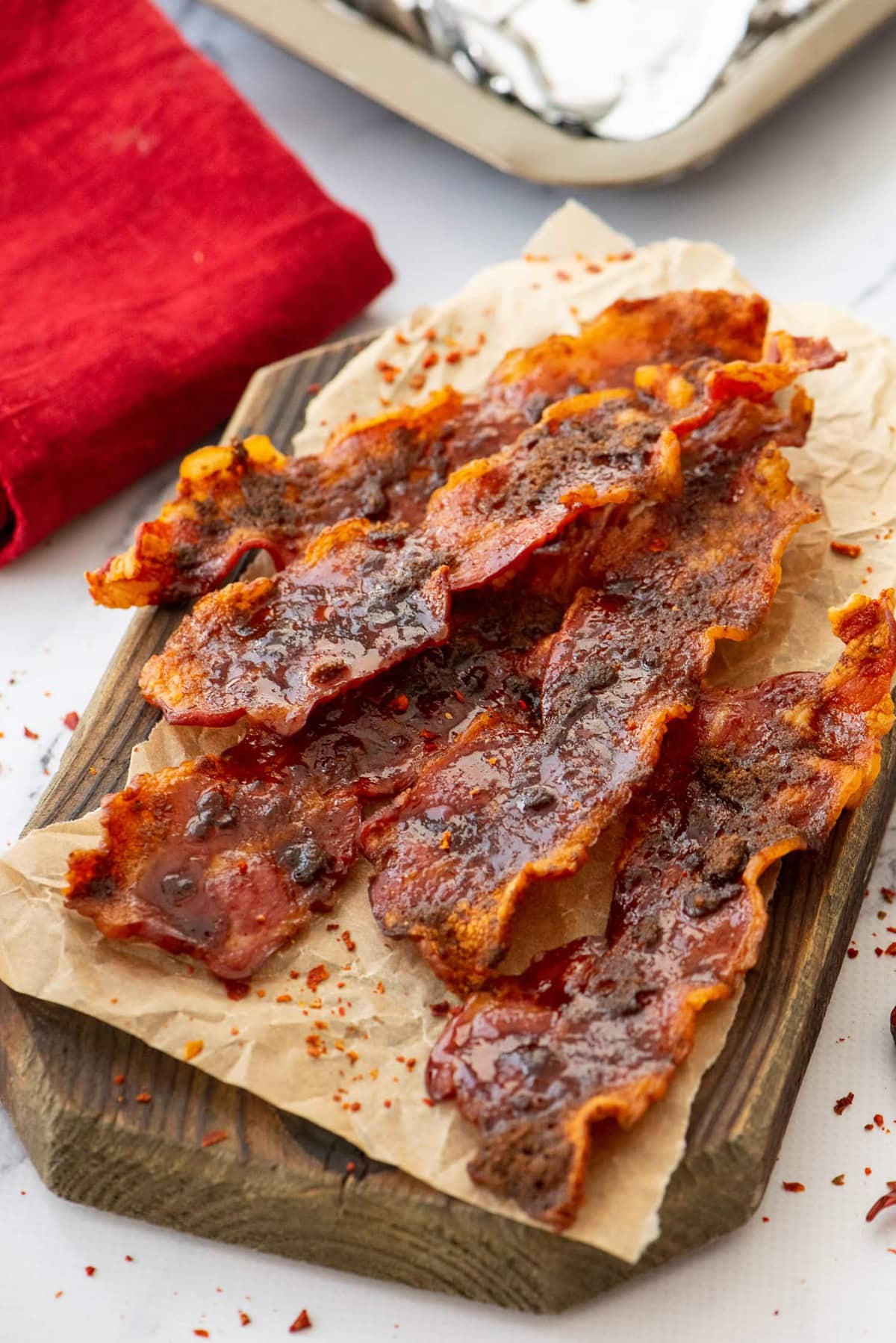 Baked Brown Sugar Bacon - the best bacon you'll ever have!