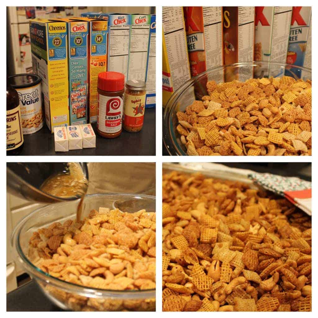 Chex Party Mix is a recipe my Mom has been making since I was a little kid. It's our family's favorite Chex Mix Recipe! It doesn't get better than this mix of cereal, nuts, pretzels, and all that spice! A little bit sweet and little bit spicy. This BEST EVER Chex Party Mix Recipe is perfect for Christmas, tailgating, Summer BBQs, and every day in between. SO ADDICTING!