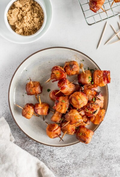 Bacon Wrapped Water Chestnuts Recipe - The Cookie Rookie