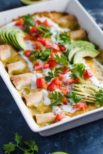 Honey Lime Chicken Enchiladas Recipe - The Cookie Rookie®