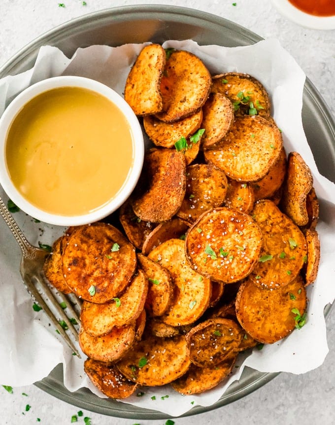 Crispy Sweet Potato Fries (Baked & Fried Options!)