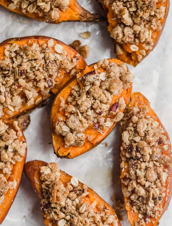 Twice Baked Sweet Potatoes - The Cookie Rookie