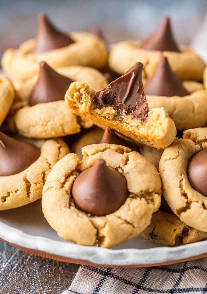 Hershey Kiss Cookies (Peanut Butter Blossoms) Recipe - The Cookie Rookie®