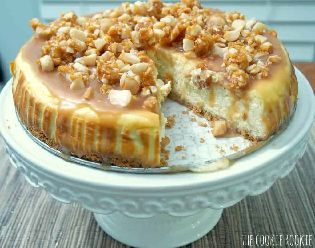 Caramel Macadamia Cheesecake The Cookie Rookie 9604