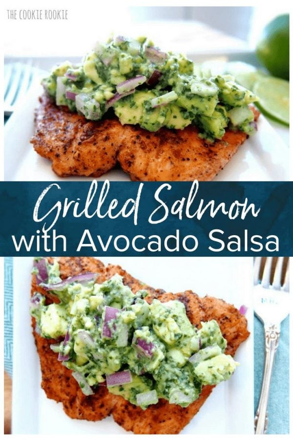 Lachs mit Avocado-Salsa pinterest image