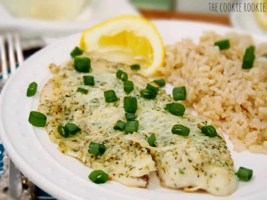 Lemon Pepper Parmesan Tilapia - The Cookie Rookie