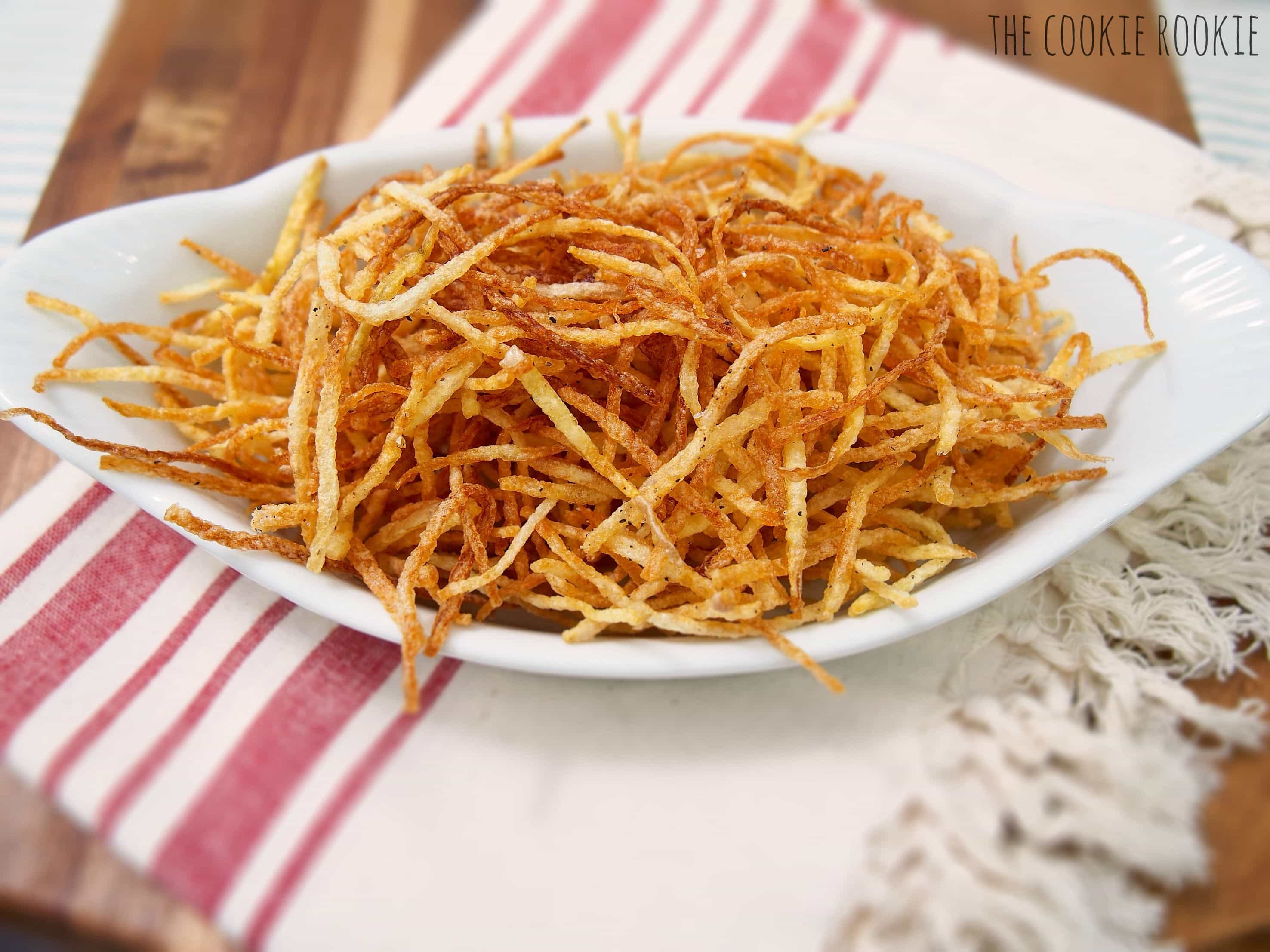 Shoestring Potatoes (Shoestring Fries) - (HOW TO VIDEO)