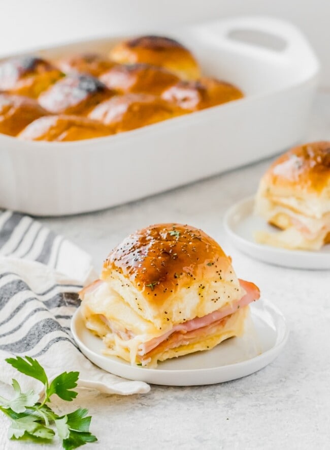 Ham and Cheese Sliders (Hawaiian Roll Sliders Recipe) - How to Video