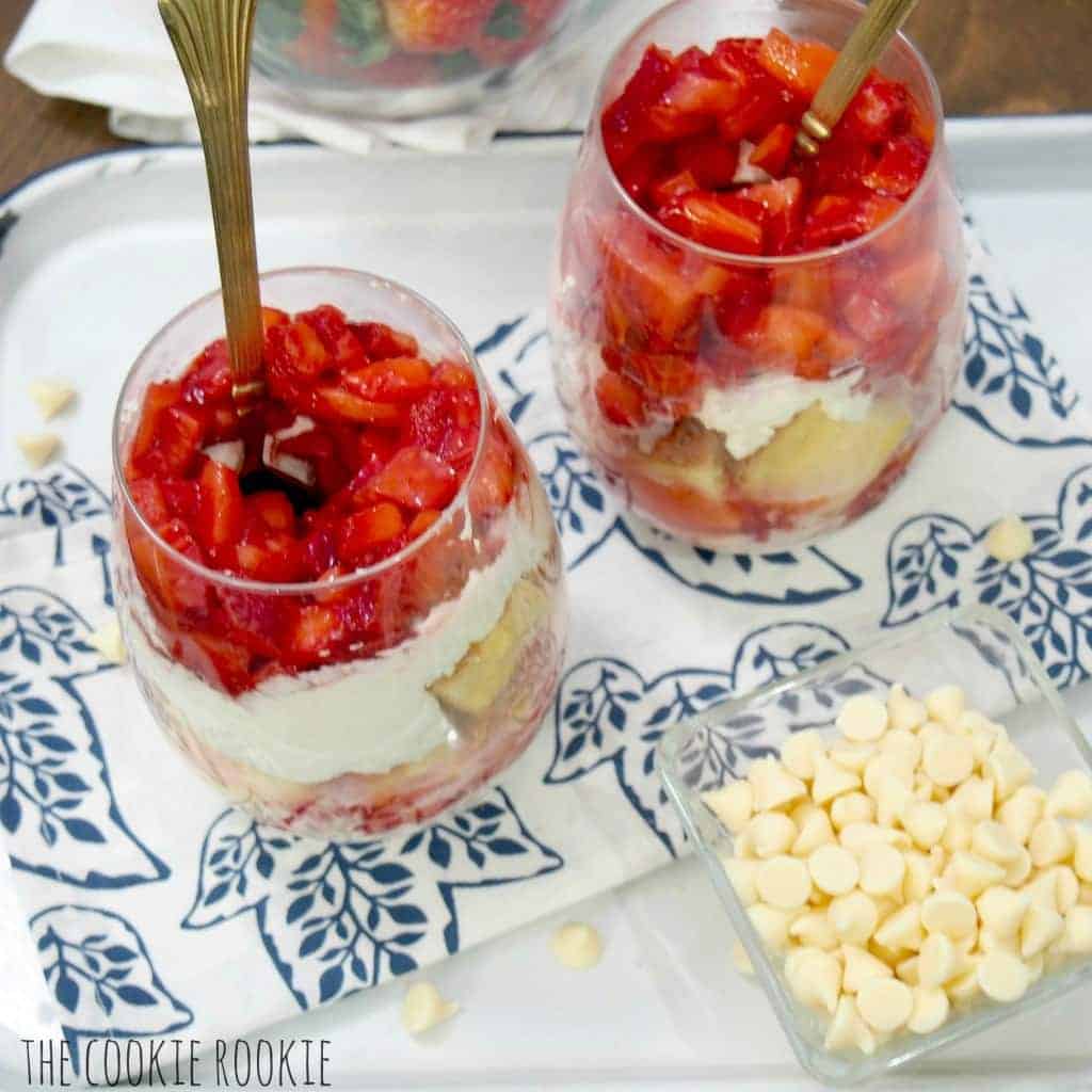 Strawberry Shortcake Trifle Cups The Cookie Rookie 7796