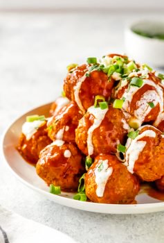 Buffalo Chicken Meatballs Recipe - The Cookie Rookie®