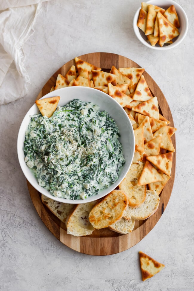 Crockpot Spinach Dip {Healthy Spinach Dip} The Cookie Rookie (VIDEO)