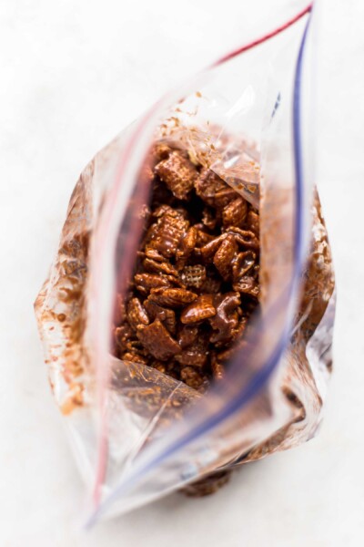 Salted Caramel Puppy Chow Snack Mix Recipe - The Cookie Rookie®