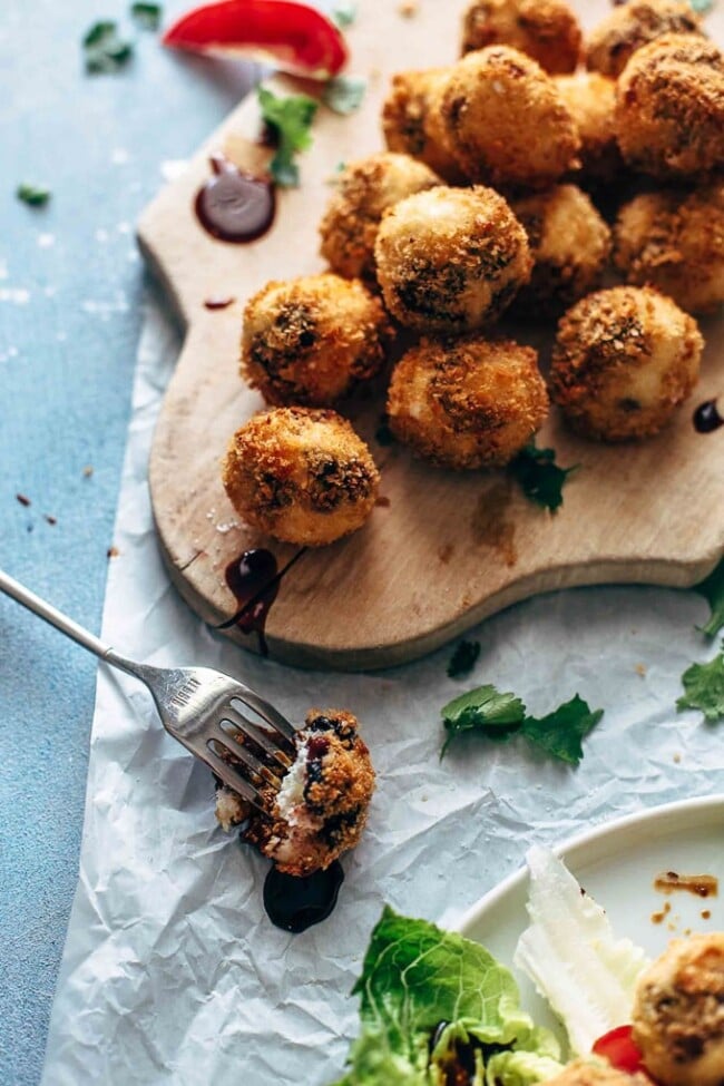 Fried Goat Cheese Balls with Cherries and Pecans Recipe The Cookie