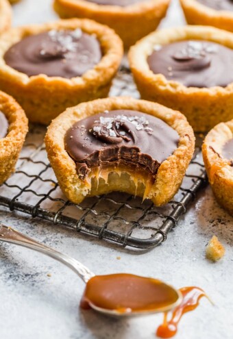 Twix Cookies - Twix Cookie Cups Recipe | The Cookie Rookie