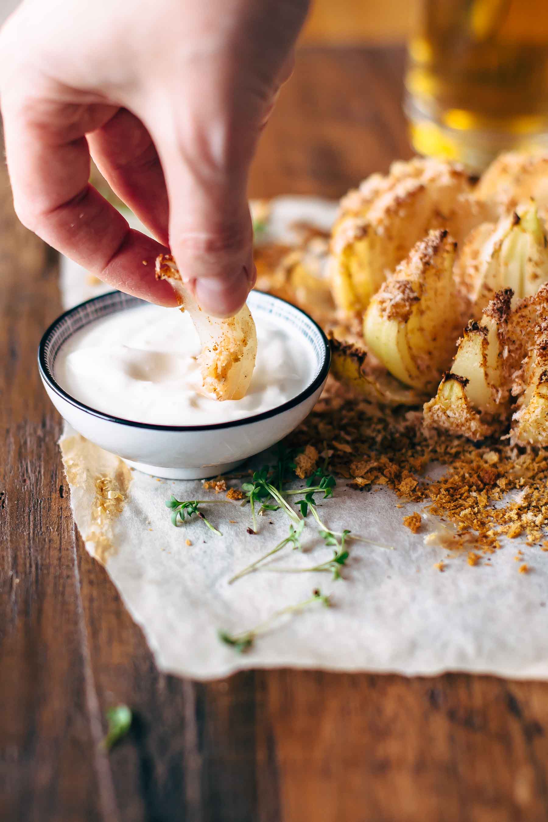 Baked Blooming Onion Healthier Bloomin Onion Video