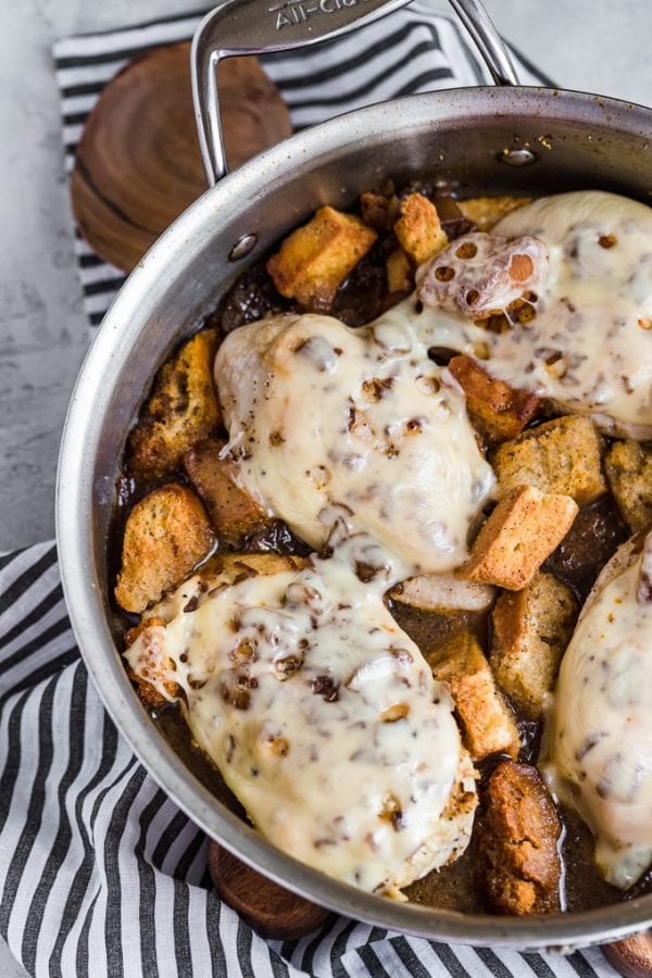 French Onion Chicken Skillet