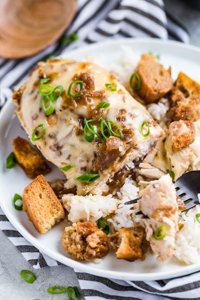 French Onion Chicken Skillet