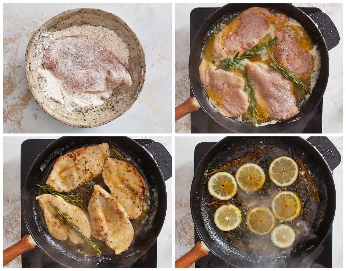 step by step photos for how to make lemon chicken