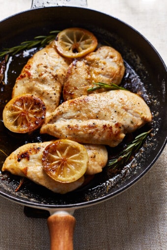 Lemon Chicken with White Wine Recipe - The Cookie Rookie®