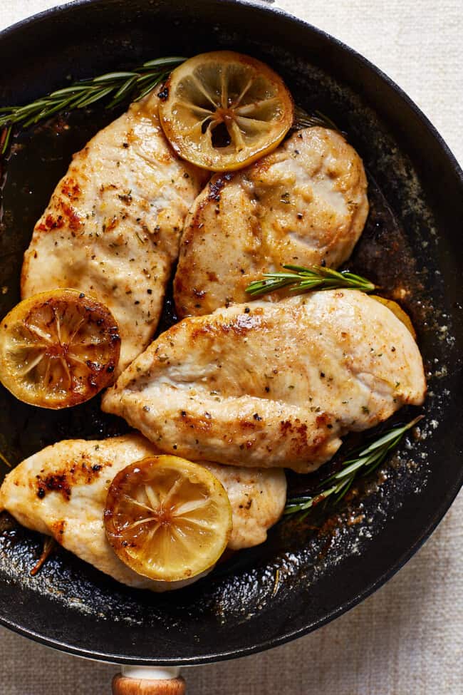 Lemon Chicken with White Wine Recipe - The Cookie Rookie®