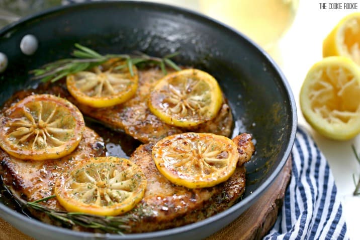 Skillet Lemon Chicken With White Wine The Cookie Rookie