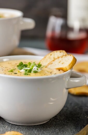 Crockpot Broccoli Cheese Soup Recipe - The Cookie Rookie®