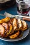 Apple Butter Pork Chops (One Pan Skillet Pork Chops with Apples) Recipe ...