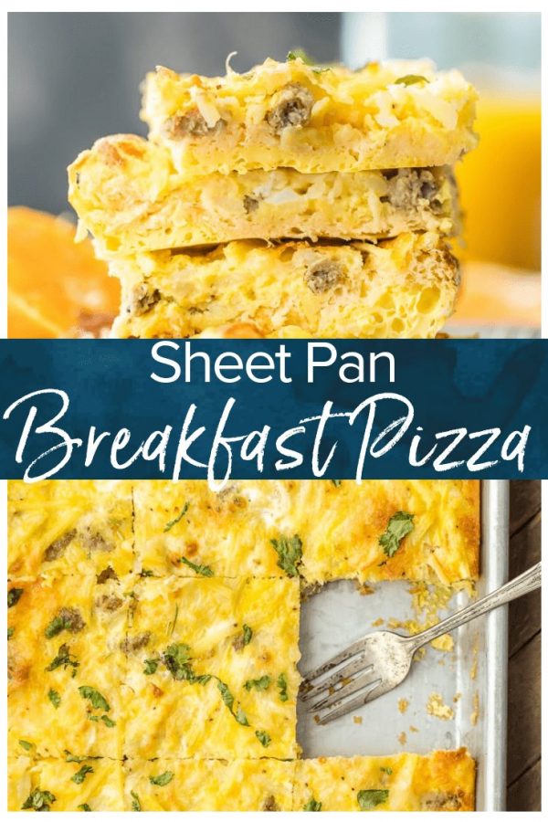 Breakfast Pizza Recipe Sheet Pan Video The Cookie Rookie