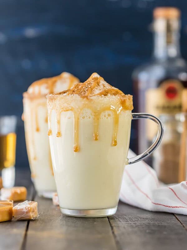 Salted Caramel Eggnog | The Cookie Rookie