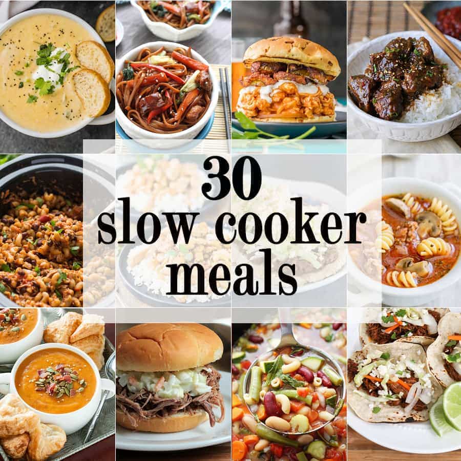 10 Slow Cooker Meals - The Cookie Rookie®