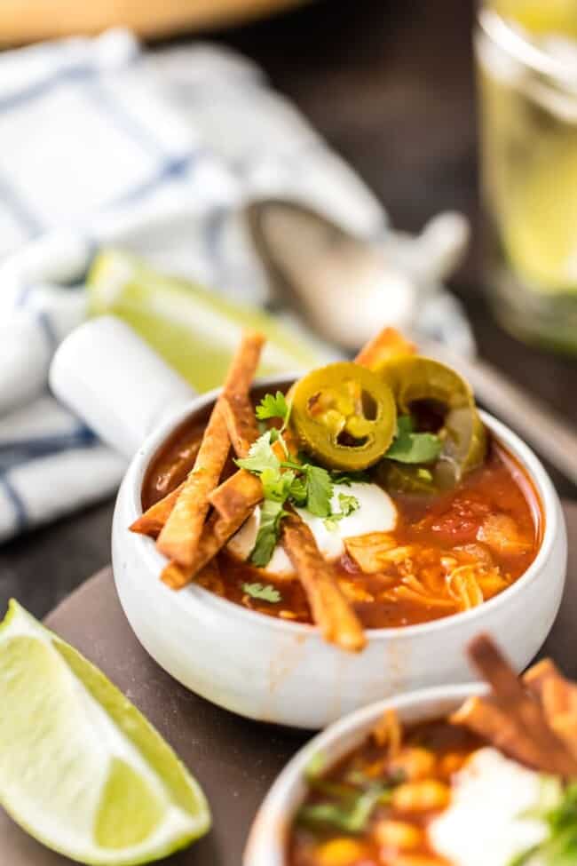 Crock Pot Chicken Tortilla Soup Healthy Tortilla Soup Video 3560