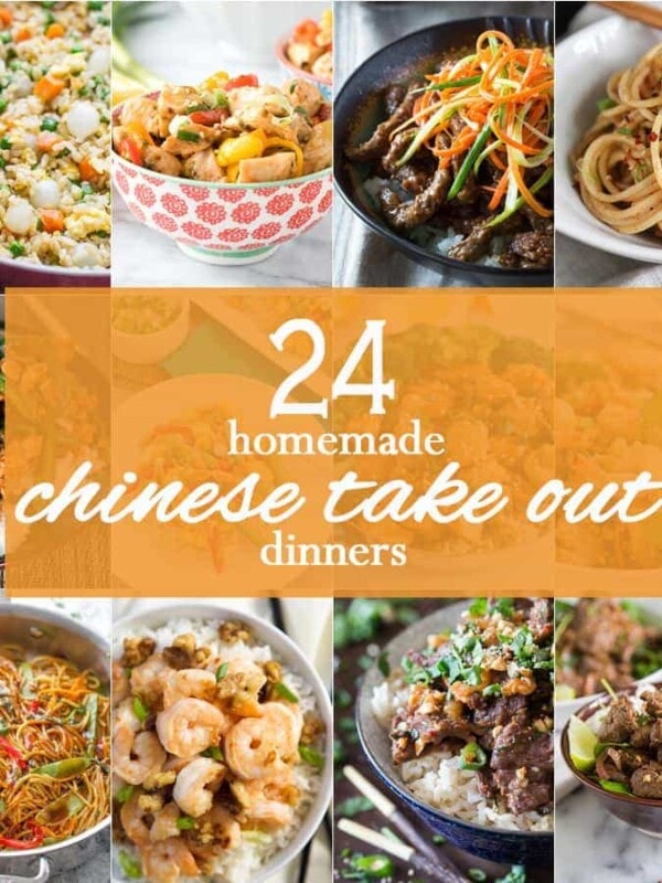 24 HOMEMADE CHINESE TAKE OUT RECIPES! Easy Copycat Chinese Recipes of all of your favorite delivery recipes! Make them (better) at home!!