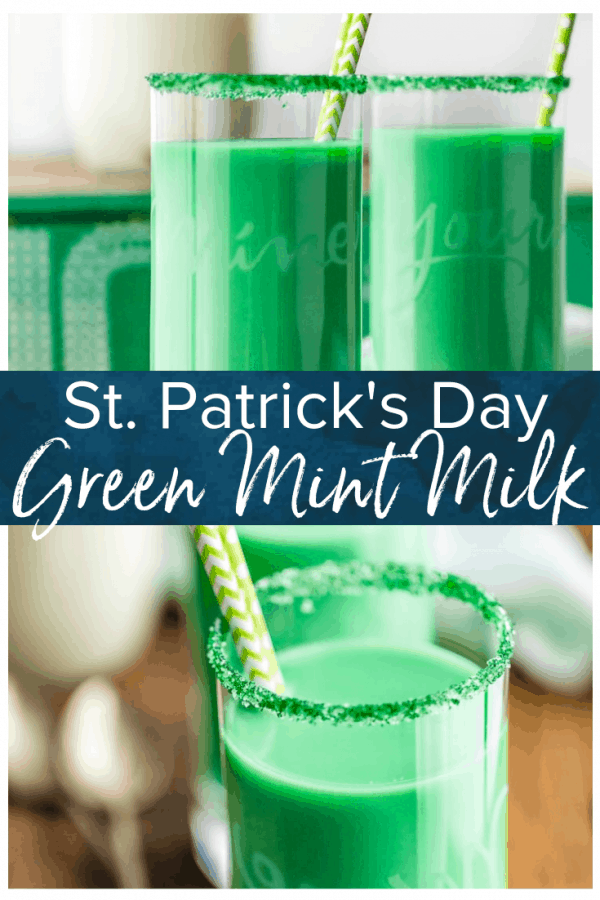 Vanilla Mint Green Milk for St. Patrick's Day! (Leprechaun ...