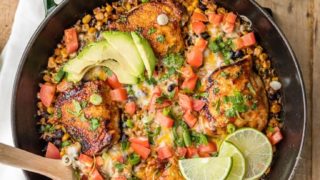 Skillet Chicken Con Queso Recipe - The Cookie Rookie