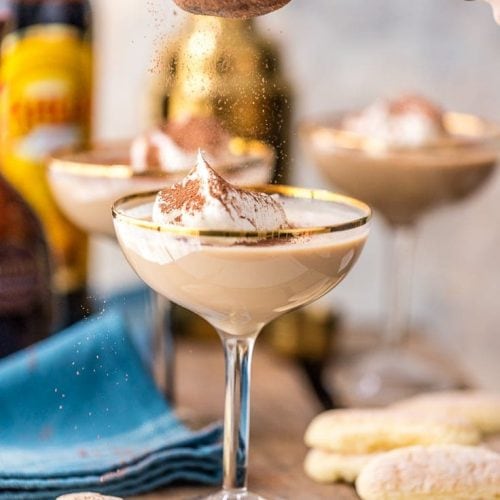 Tiramisu Martini Dessert Cocktail Recipe - The Cookie Rookie