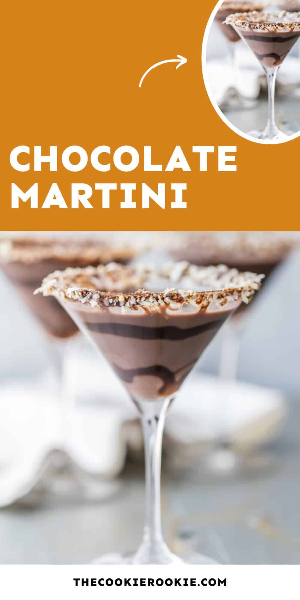 german chocolate cake martini pin image