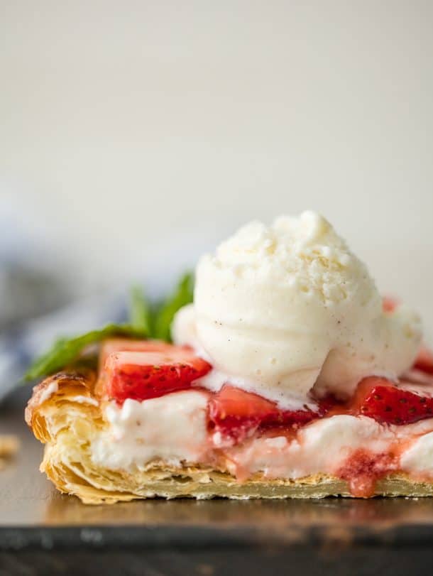 Super Easy Puff Pastry Strawberry Tart The Cookie Rookie®