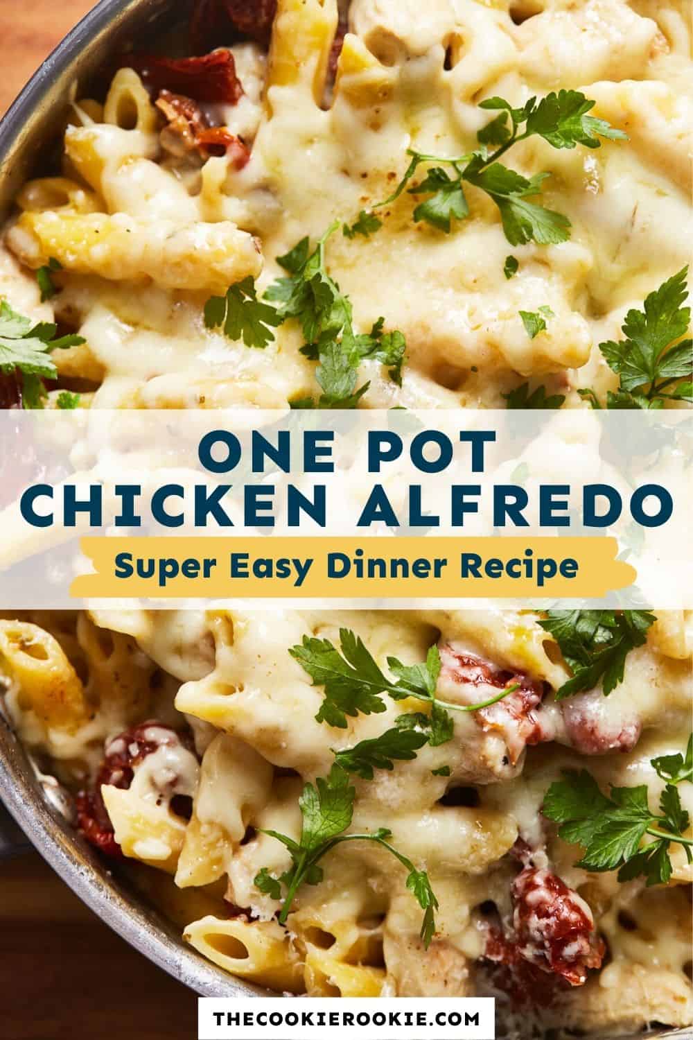 Chicken Alfredo Recipe with Jar Sauce - The Cookie Rookie®